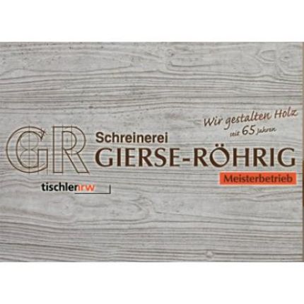 Logotyp från Gierse Röhrig GmbH Bau- und Möbelschreinerei