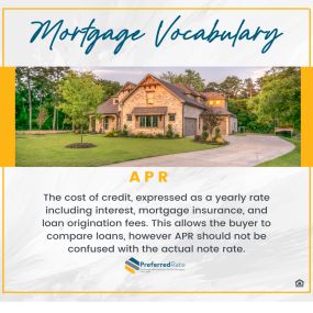 Unlocking the mystery of mortgages! APR, or Annual Percentage Rate, is your total cost of borrowing, including interest and fees. Knowing your APR helps you make informed decisions on your home financing journey.  #Mortgage101 #FinancialLiteracy