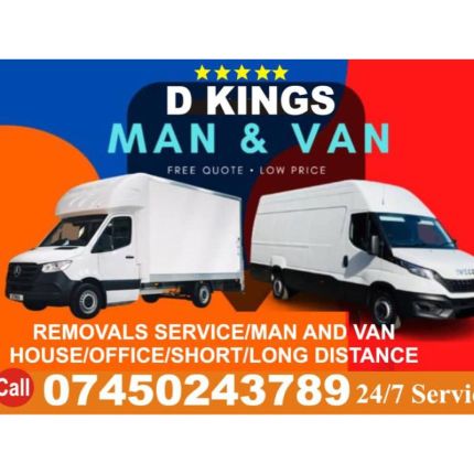 Logo van D Kings 24/7 Man And Van