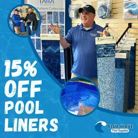 Save BIG TODAY when you pre-order a fresh pool liner from Blue Wave Pool Supplies! Order now and prepare for installation when you’re ready. Say goodbye to a cracked and worn-out liner and hello to a vibrant summer full of incredible memories!