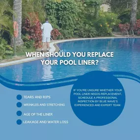 Are you in need of a new pool liner? Now is the time to grab a new pool liner and schedule its installation with Blue Wave Pool Supplies. We have great deals and our expert installation team will have your pool sparkling by the time you're ready to use your pool!