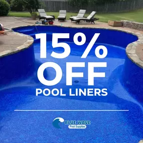 Upgrade your pool liner today with Blue Wave Pool Supplies' premium in-ground pool liners and enjoy a significant discount! Transform your backyard into a summer paradise with Blue Wave Pool Liners! This is a limited-time offer, so don’t miss out!