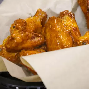 Oven-baked wings tossed with our in-house Buffalo sauce.