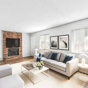 Living Room at Northgate Townhomes