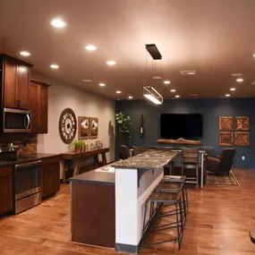 Equipped Kitchen In Clubhouse