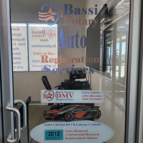 Bild von Bassi Notary & Apostille & DMV Registrations - Car Renewal $27