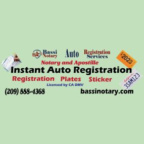 Bild von Bassi Notary & Apostille & DMV Registrations - Car Renewal $27