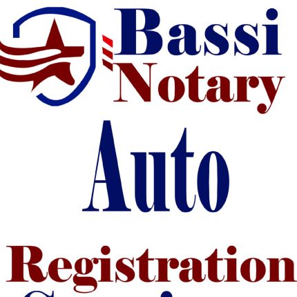 Logotyp från Bassi Notary - $4 Notary - $50 Apostille - DMV Renewal