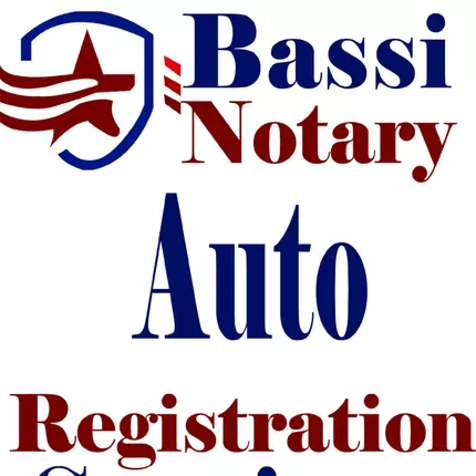 Logo from Bassi Notary - $4 Notary - $50 Apostille - DMV Renewal