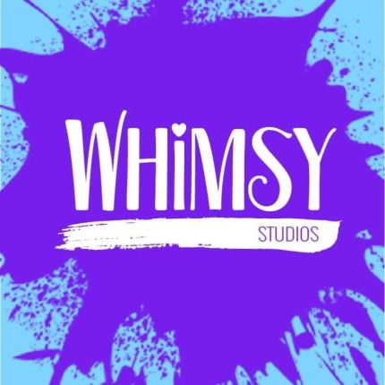 Logotyp från Whimsy Studios Denver – Sip, Paint, Shop, Party