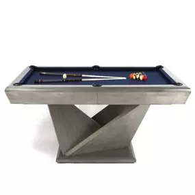 Shop our collection of modern and contemporary pool tables with clean lines and elegant finishes that are perfect for making a statement in your game room. We know you want a modern pool table that fits the style of your room and play. All pool tables are made with high-quality materials and designed to fit into your modern home with customizable finishes and color options. Enjoy a precision billiards experience while also having a beautiful focal point when not in use.