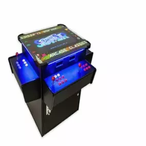 Full-sized, 3 Sided, Cocktail Table Arcade Game With 3,016 Classic, Golden Age, and Midway Games With Tilt Screen