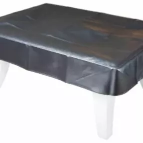 Protect your Bumper Pool table with the aid of a simple table cover, designed to keep away moisture, dust, scratches, spills and more. Maintenance is key to keeping game tables looking and playing in tip-top shape. These high quality covers are made of a leather patterned premium vinyl, making it easy to clean and not requiring any special care or conditioning.