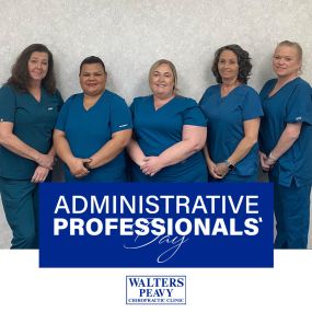 In honor of Administrative Professionals’ Day, we want to take a moment to recognize our outstanding receptionists and administrative staff. Thank you for your constant support to both our employees and patients! We couldn’t do it without you!