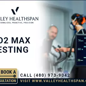 VO2 Max Testing Service in Phoenix, Biltmore, Arcadia Scottsdale, Tempe, Mesa, Chandler, Gilbert, Cave Creek, Carefree, Arizona