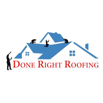 Logo de Done Right Roofing, roofing company