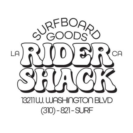 Logo from Rider Shack Surf Shop