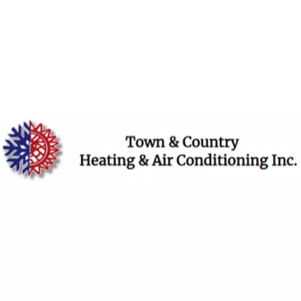 Logo van Town & Country Heating & Air Conditioning Inc.