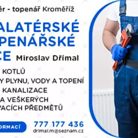 Bild von Instalatérské a topenářské práce Miroslav Dřímal Kroměříž