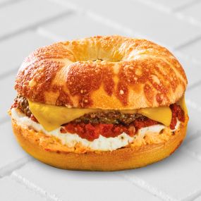 Manhattan Bagel Santa Fe Egg White Breakfast Sandwich