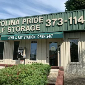 Storage units in Greensboro, NC.