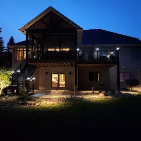 Maximize the potential of your outdoor area with Richbergs Landscape's strategic lighting designs. Elevate curb appeal and security with our comprehensive solutions. Contact us to get started.