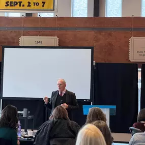 What a great member luncheon! Thank you Midway Chamber of Commerce and Minnesota State Fair - History & Heritage Center for hosting us! Professor David Schultz is a great speaker!