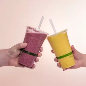 Cheers to Recharge smoothies