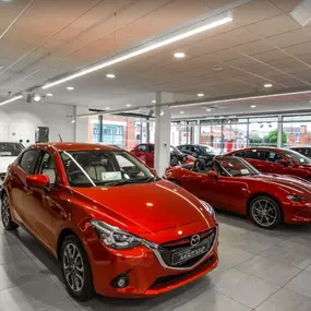 Stoneacre Mazda Hull Showroom