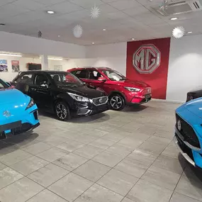 MG Dealership Showroom Rochdale