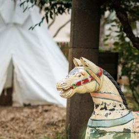 Aussenbereich im Montessori Kinderhaus Starnberg