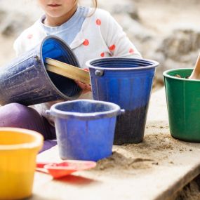 Matschküche im Montessori Kinderhaus Starnberg