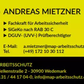 Bild von MAP -  Arbeitsschutz