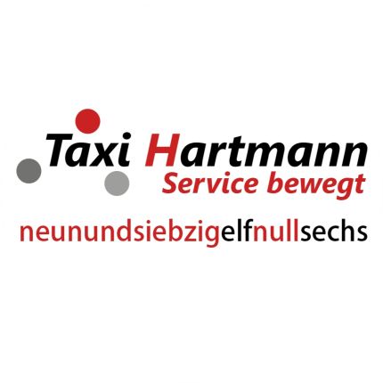 Logo fra Taxi Hartmann - neunundsiebzigelfnullsechs