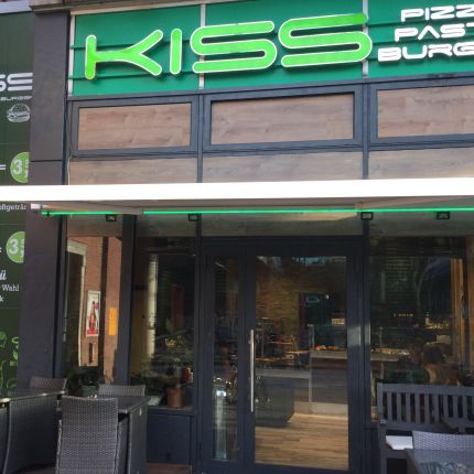 Logo de KISS Pizza Pasta Burger