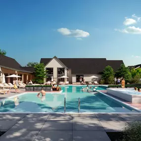 Rendering of the pool