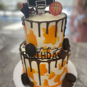 Basketball Theme Cake