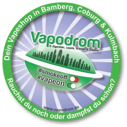 Logo von Vapodrom Bamberg - E-Zigaretten, Liquids & Zubehör