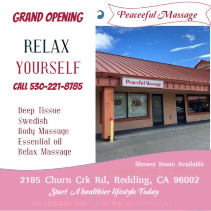 Logo from Peaceful Massage in Redding