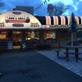 Denville Dog & Grill & Ice Cream, Denville NJ. Come on over, sit back and enjoy great food & ice cream outdoors.