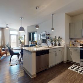 Open Space Living Room and Kitchen