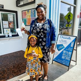 Jacksonville Ice Cream San Marco Dreamette located at 1905 Hendricks Ave., Jacksonville, FL 32207 serves a mother and daughter