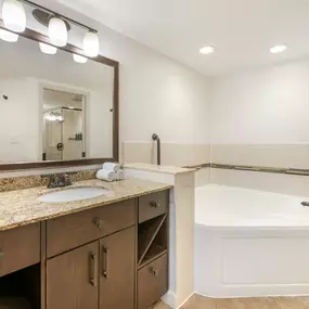 Guest room bath