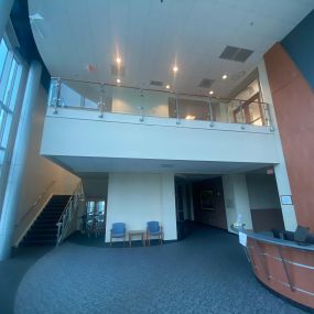 Lobby in our new location with elevator access