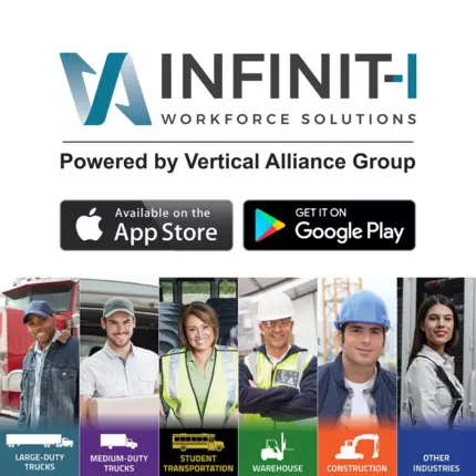 Logotyp från Vertical Alliance Group - Infinit-I Workforce Solutions