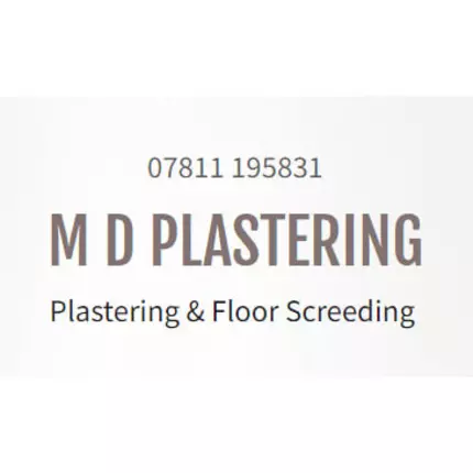 Logo da M D Plastering