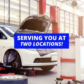 We have two locations to meet your automotive needs. Our location on 1500 50th Street offers a variety of auto repair services and repairs while our 4922 Veterans Parkway specializes in mufflers and brakes.