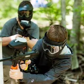 Game mode: ON. Dive into an adrenaline-packed experience at Indy Acres Paintball! Run, crawl, and conquer our unique themed fields.