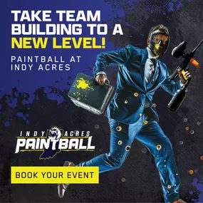 A unique adrenaline rush in a safe environment. Indy Acres Paintball is a great place for team building, celebrations, or just relaxing after a long work week.