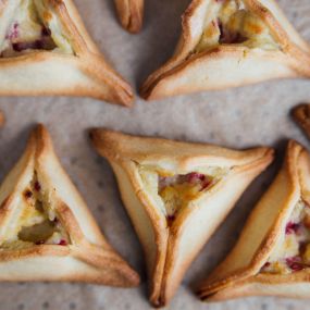 Raspberry Rose Hamantaschen